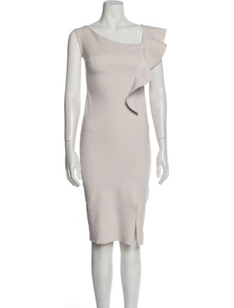 La Petite Robe di Chiara Boni Asymmetrical Knee-Length Dress