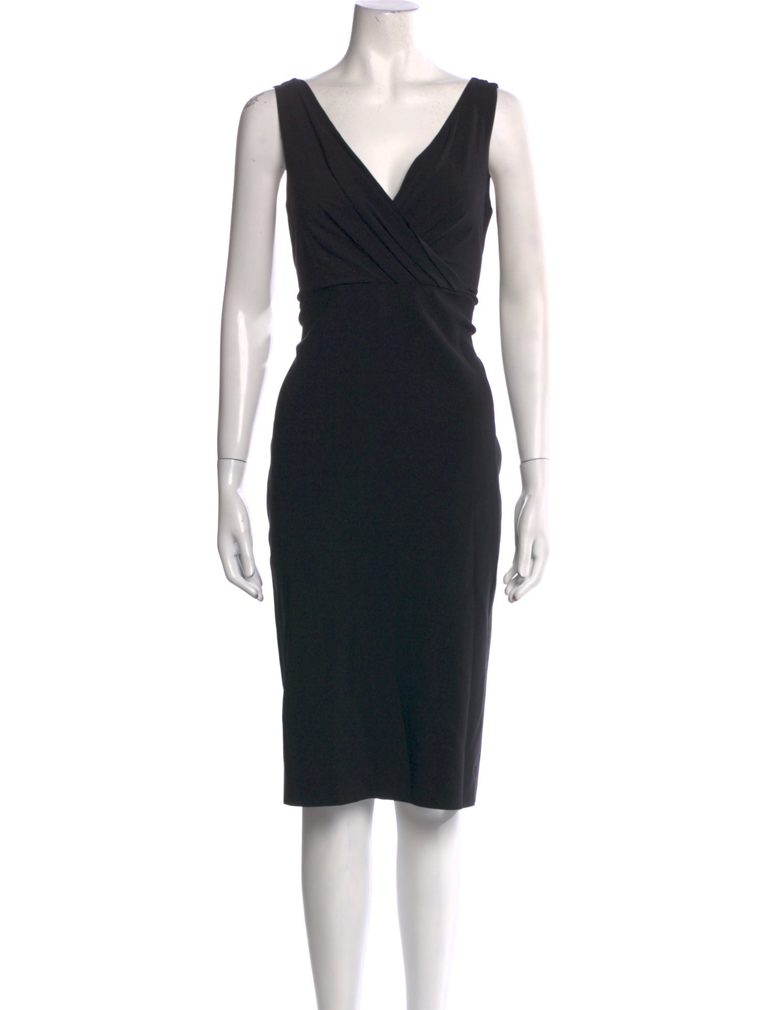 La Petite Robe di Chiara Boni V-Neck Knee-Length Dress