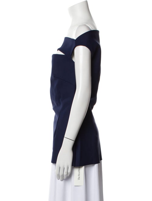 La Petite Robe di Chiara Boni Off-The-Shoulder Short Sleeve Top