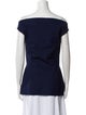 La Petite Robe di Chiara Boni Off-The-Shoulder Short Sleeve Top