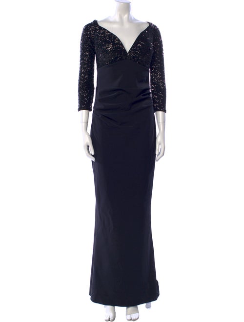 La Petite Robe di Chiara Boni V-Neck Long Dress