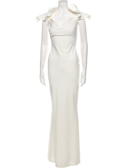 La Petite Robe di Chiara Boni V-Neck Long Dress