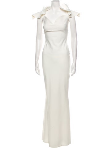 La Petite Robe di Chiara Boni Dresses V-Neck Long Dress Us6, It42 | M