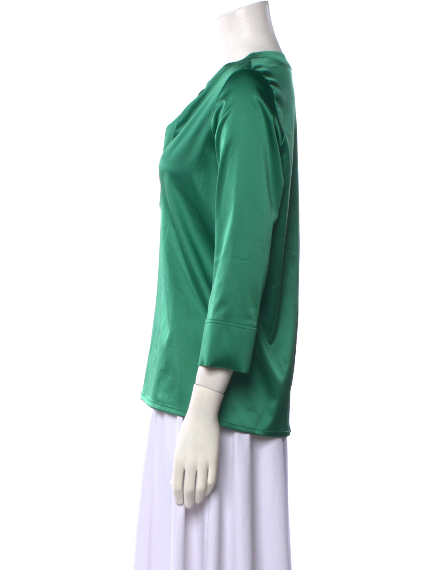 La Petite Robe di Chiara Boni V-Neck Three-Quarter Sleeve Blouse w/ Tags