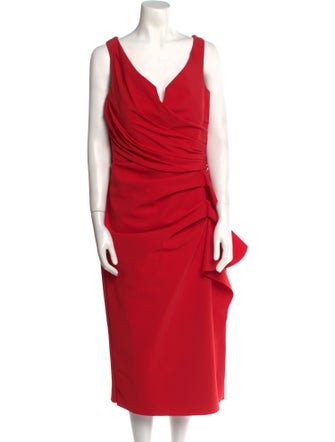 La Petite Robe di Chiara Boni Cowl Neck Midi Length Dress