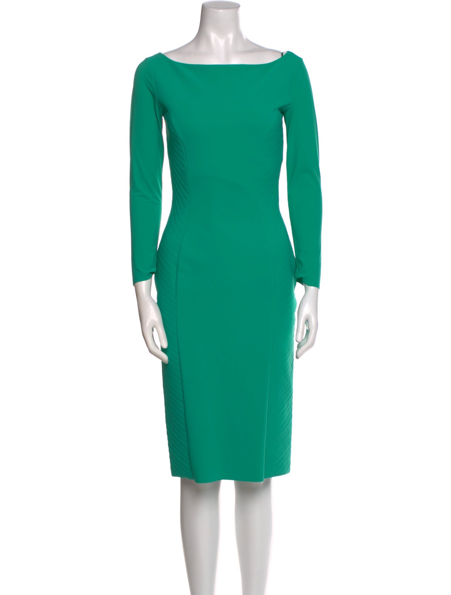 La Petite Robe di Chiara Boni Bateau Neckline Knee-Length Dress