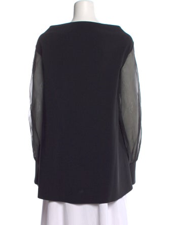 La Petite Robe di Chiara Boni V-Neck Long Sleeve Blouse