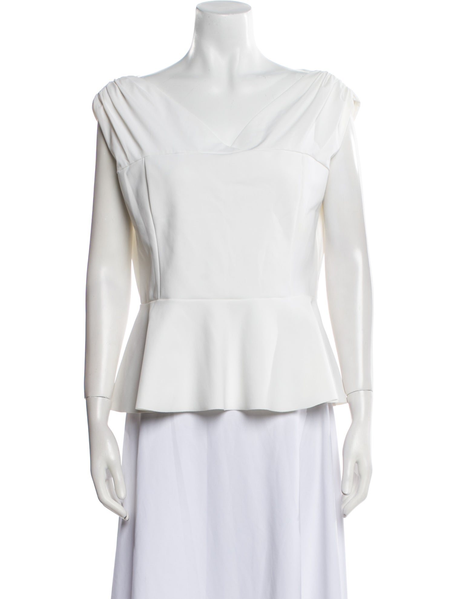 La Petite Robe di Chiara Boni Cowl Neck Sleeveless Blouse