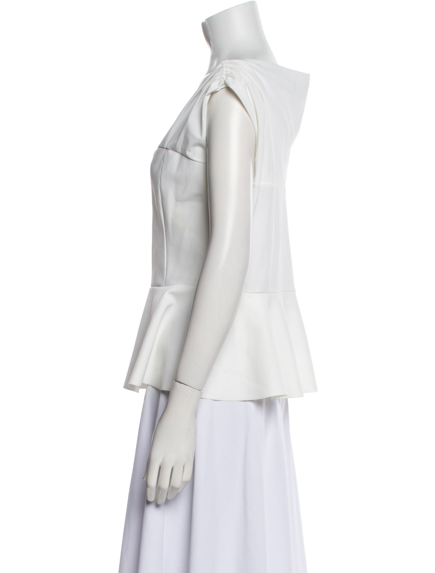 La Petite Robe di Chiara Boni Cowl Neck Sleeveless Blouse