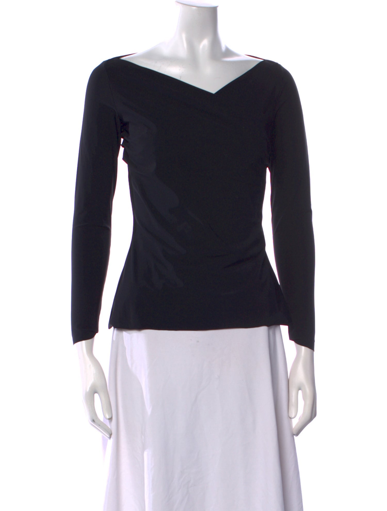 La Petite Robe di Chiara Boni V-Neck Three-Quarter Sleeve Top