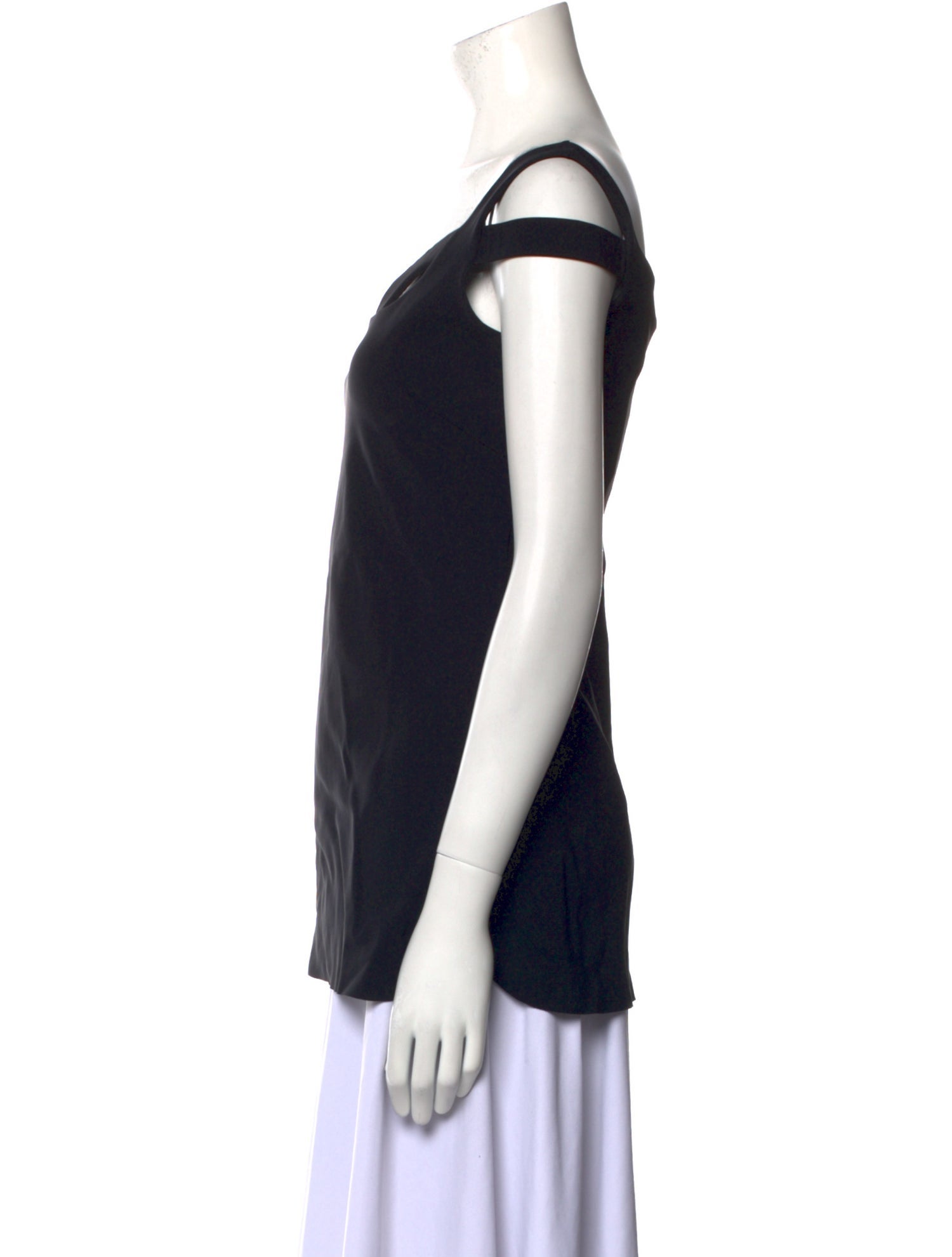 La Petite Robe di Chiara Boni Square Neckline Short Sleeve Top