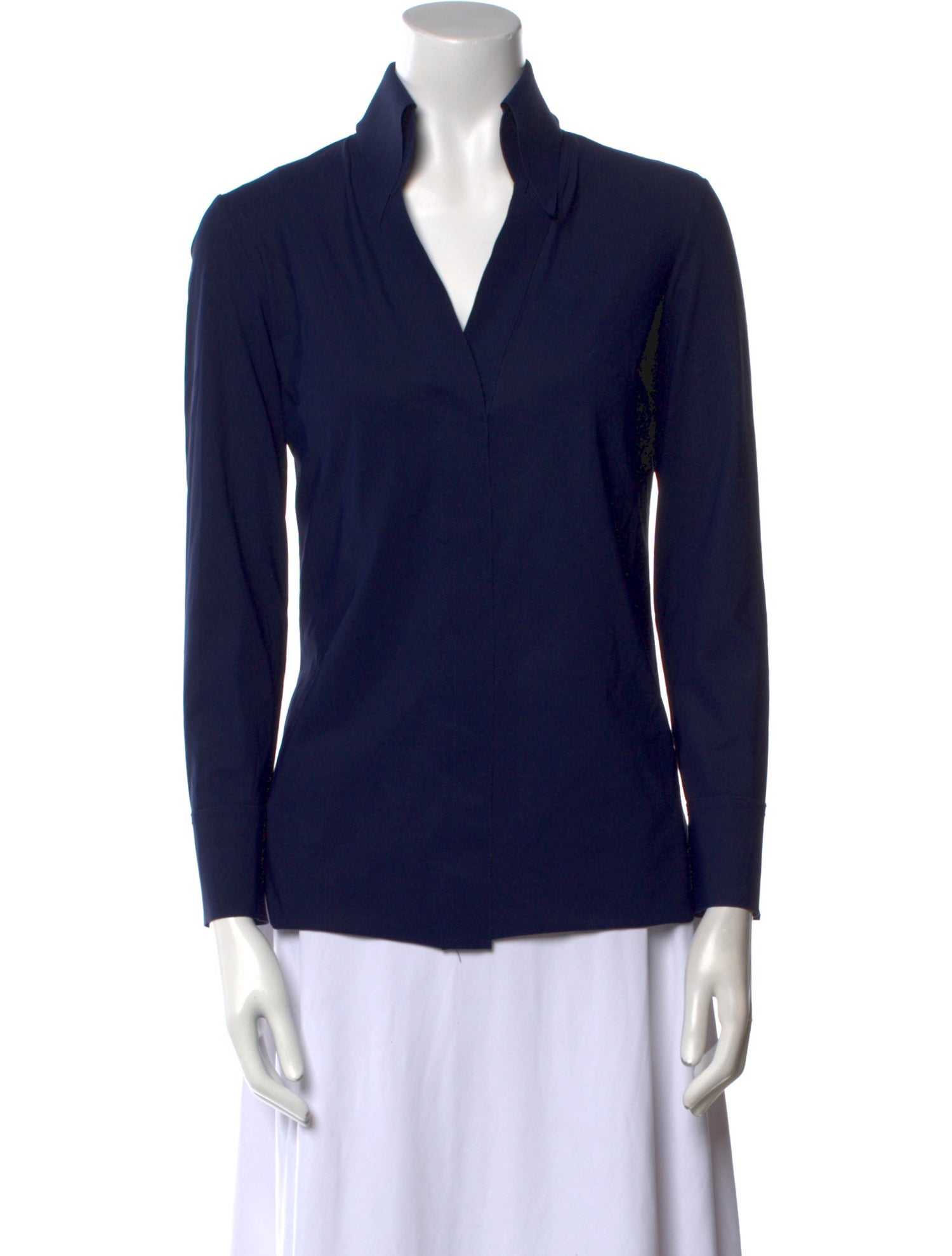 La Petite Robe di Chiara Boni V-Neck Long Sleeve Blouse