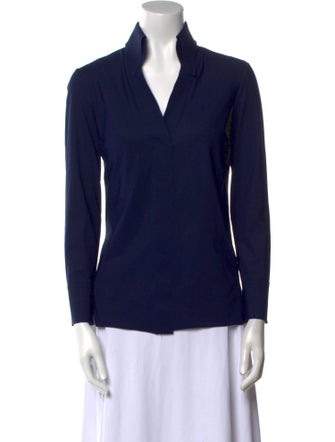 La Petite Robe di Chiara Boni V-Neck Long Sleeve Blouse