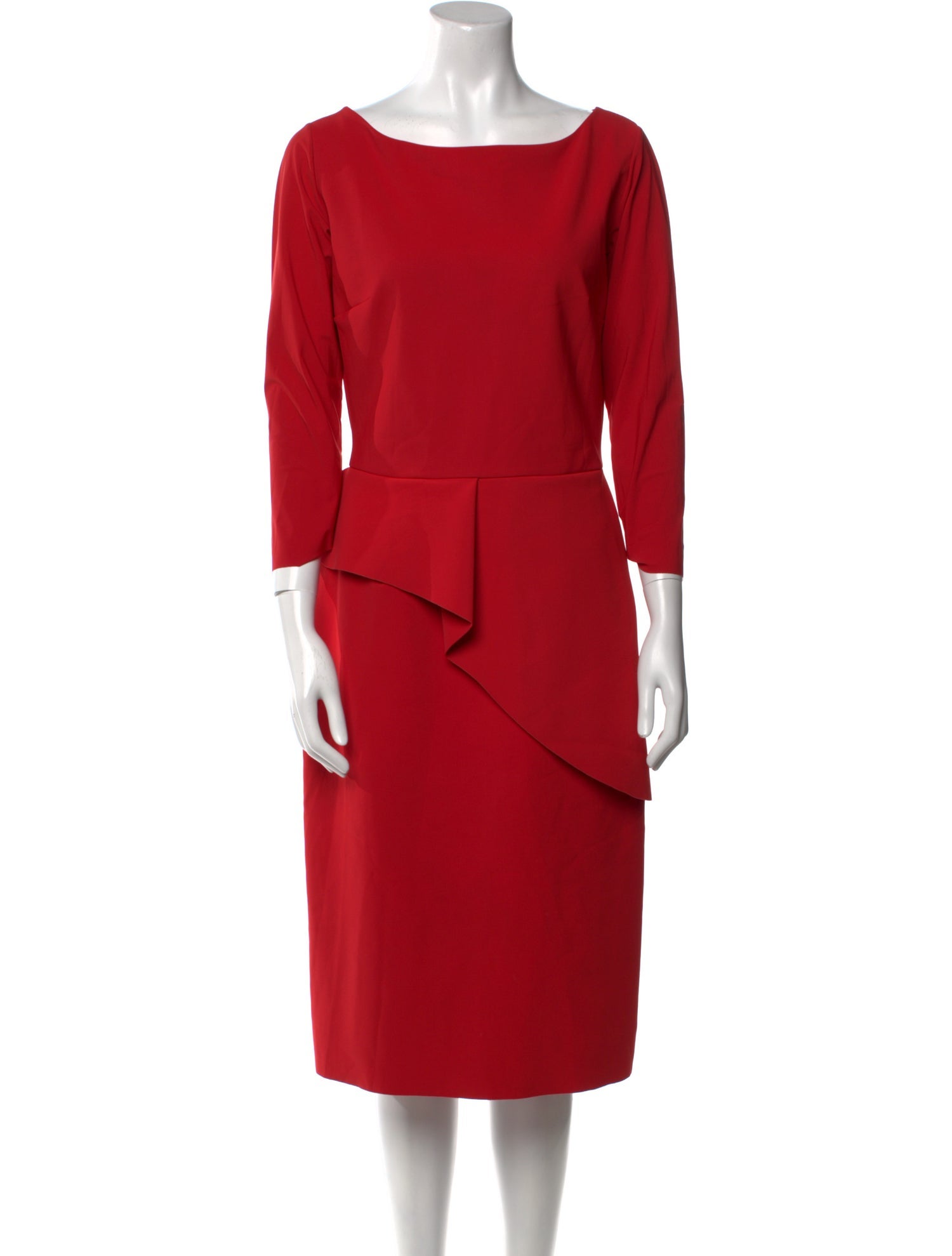 La Petite Robe di Chiara Boni Bateau Neckline Midi Length Dress