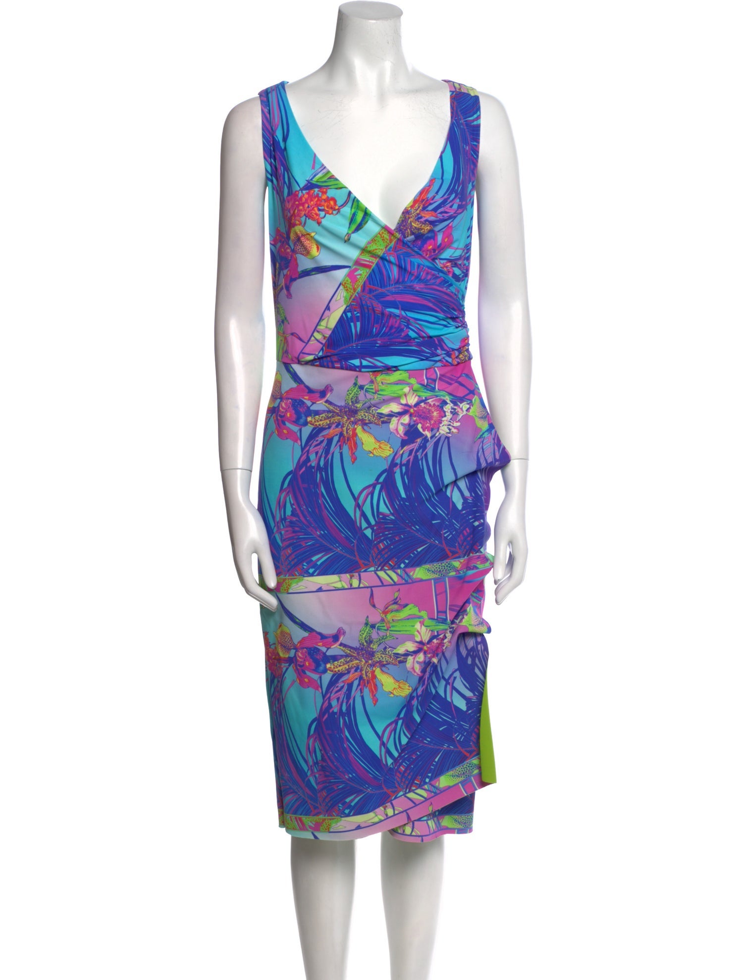 La Petite Robe di Chiara Boni Printed Knee-Length Dress