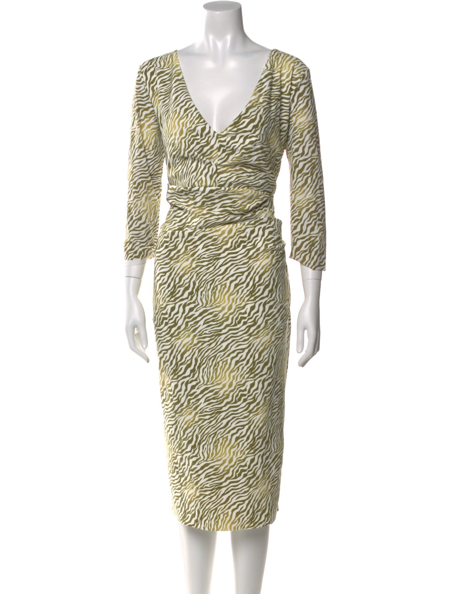 La Petite Robe di Chiara Boni Animal Print Midi Length Dress