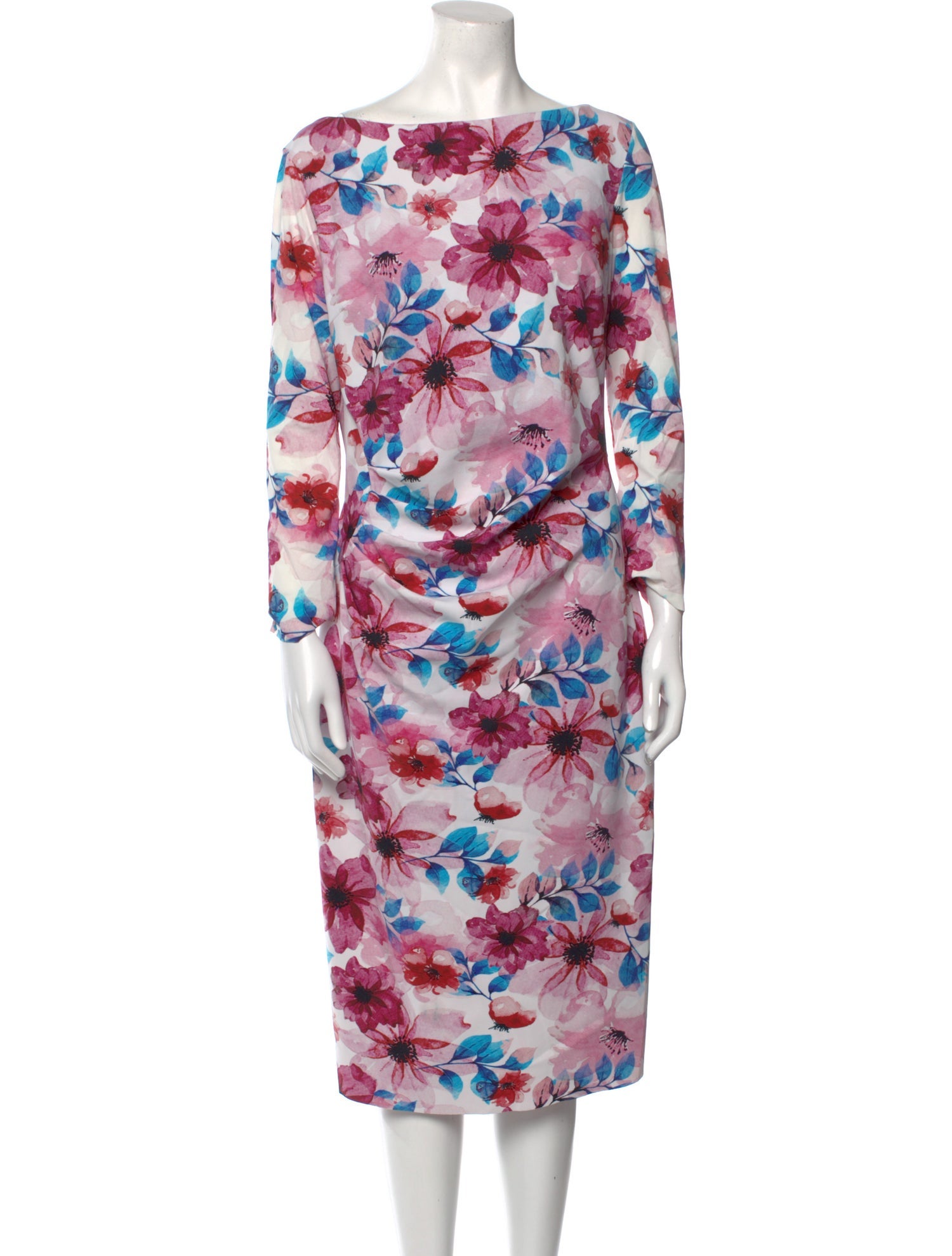 La Petite Robe di Chiara Boni Floral Print Knee-Length Dress