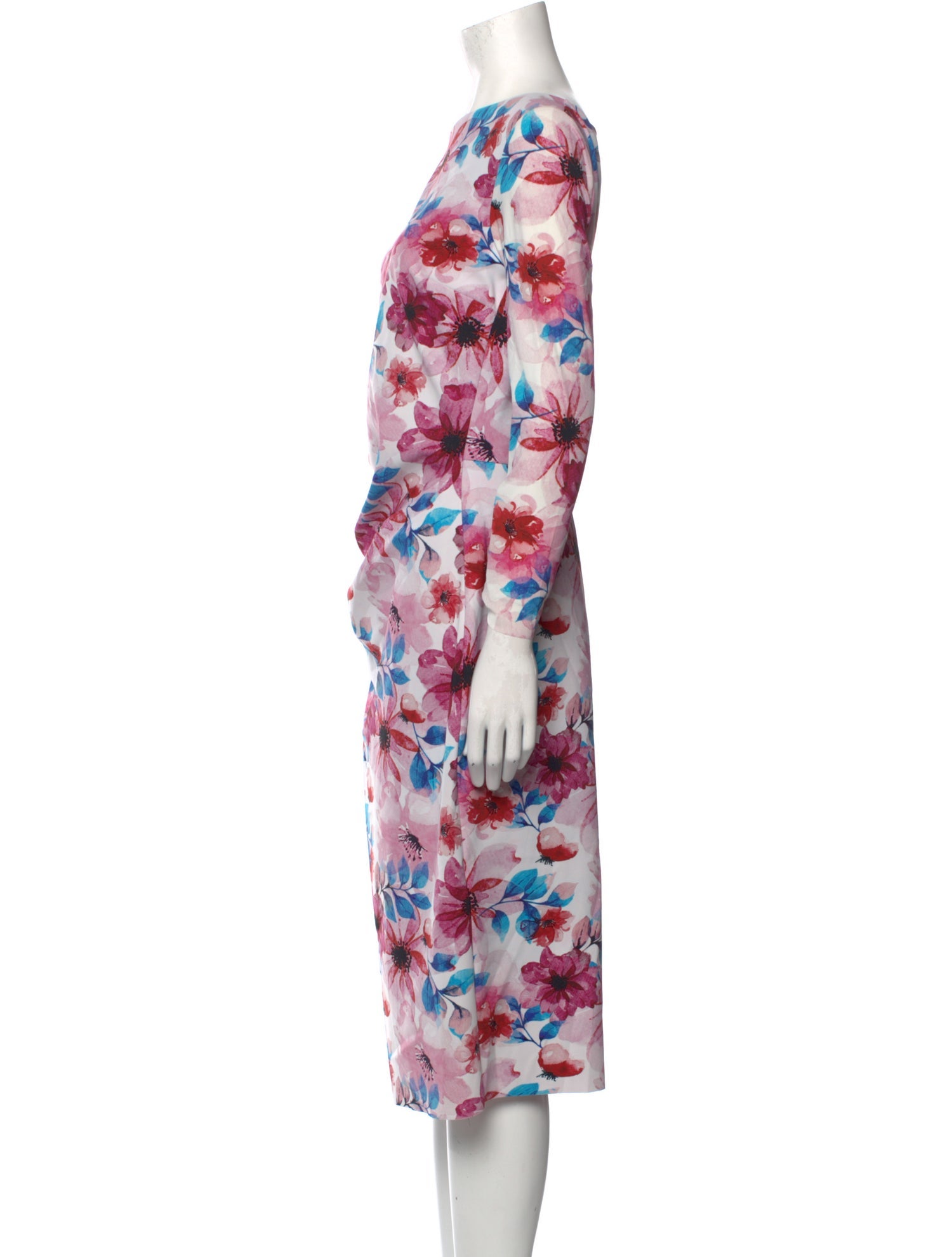 La Petite Robe di Chiara Boni Floral Print Knee-Length Dress