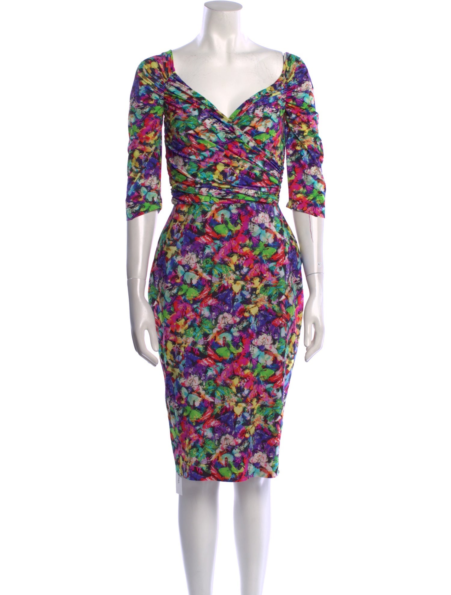La Petite Robe di Chiara Boni Printed Knee-Length Dress