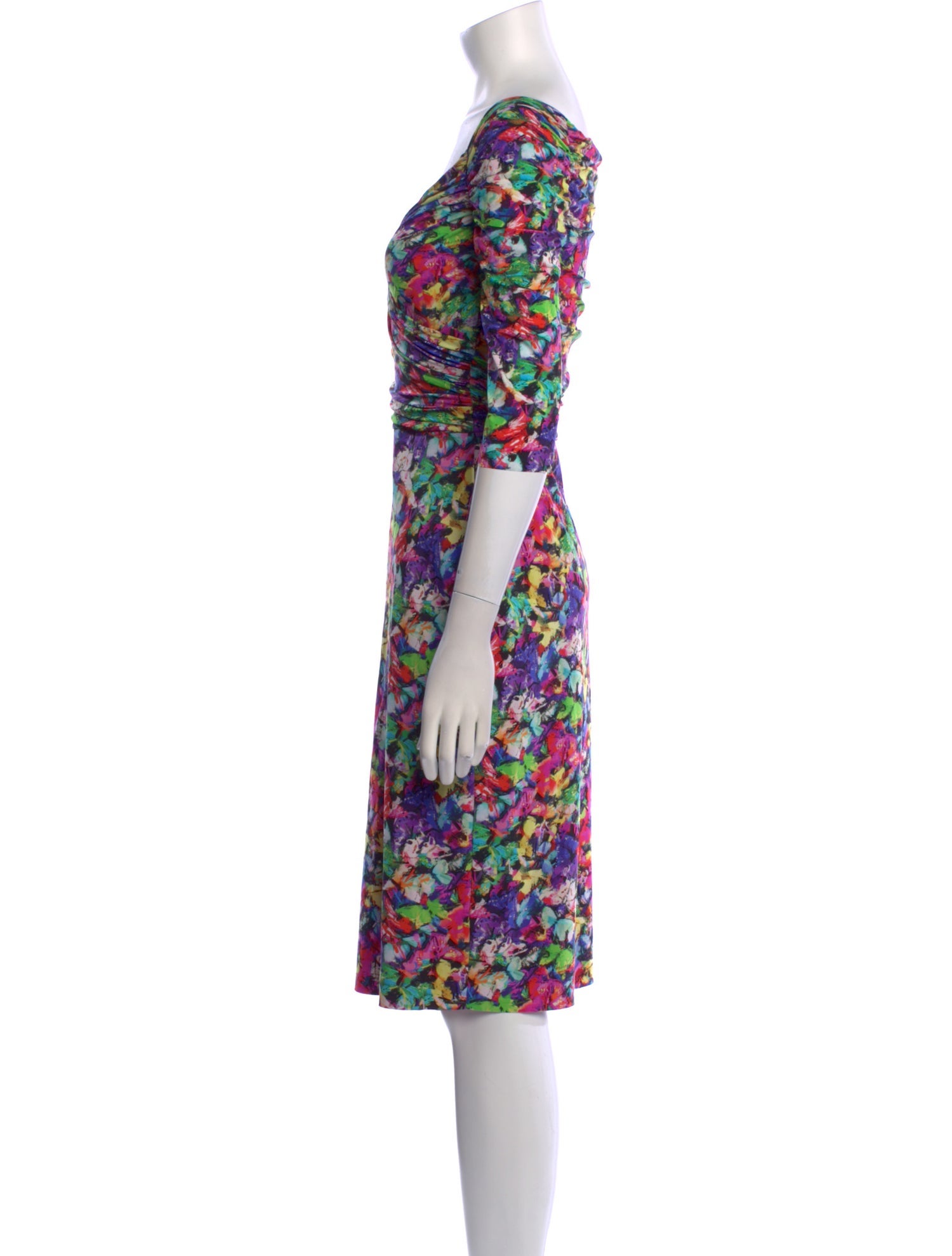 La Petite Robe di Chiara Boni Printed Knee-Length Dress