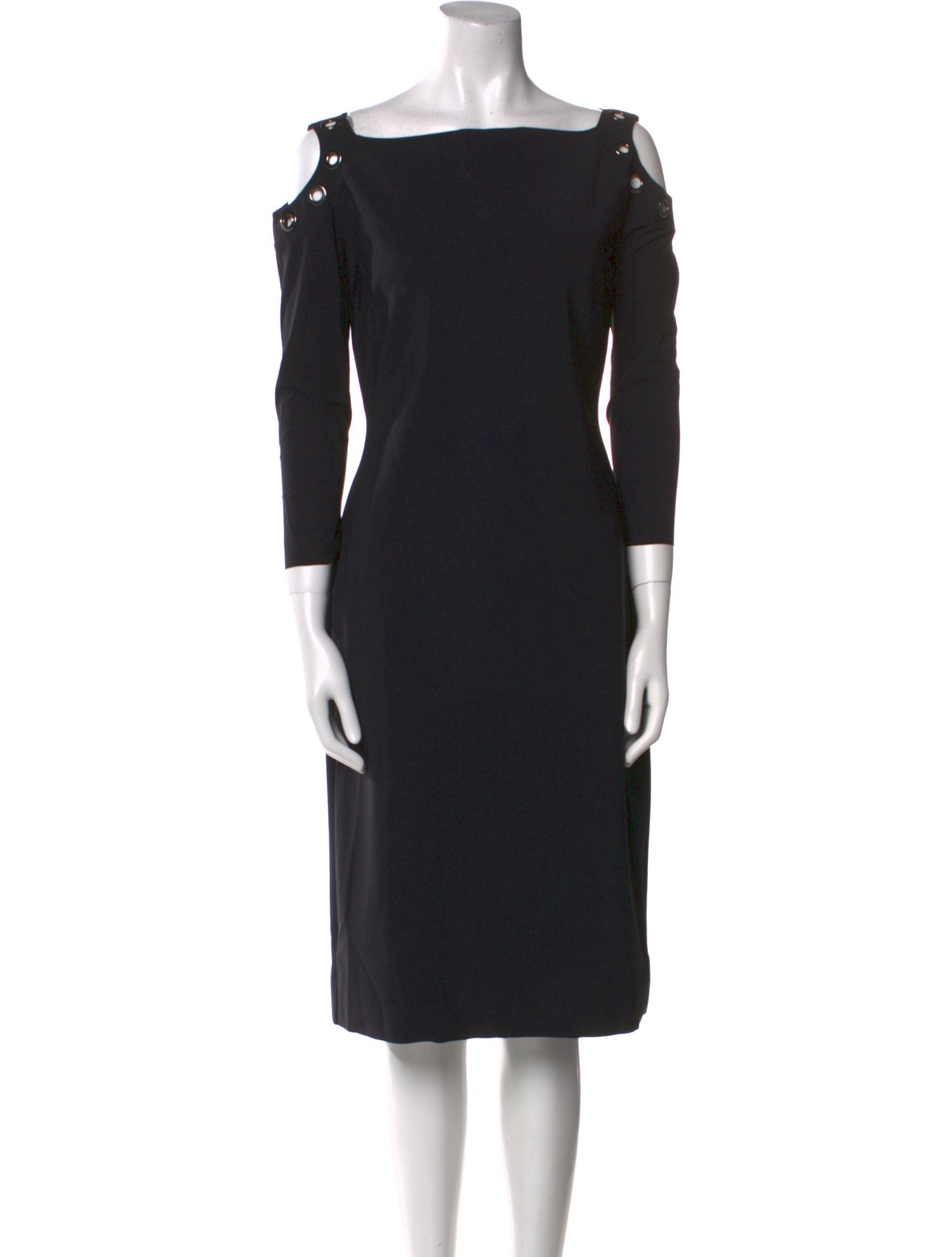 La Petite Robe di Chiara Boni Bateau Neckline Knee-Length Dress