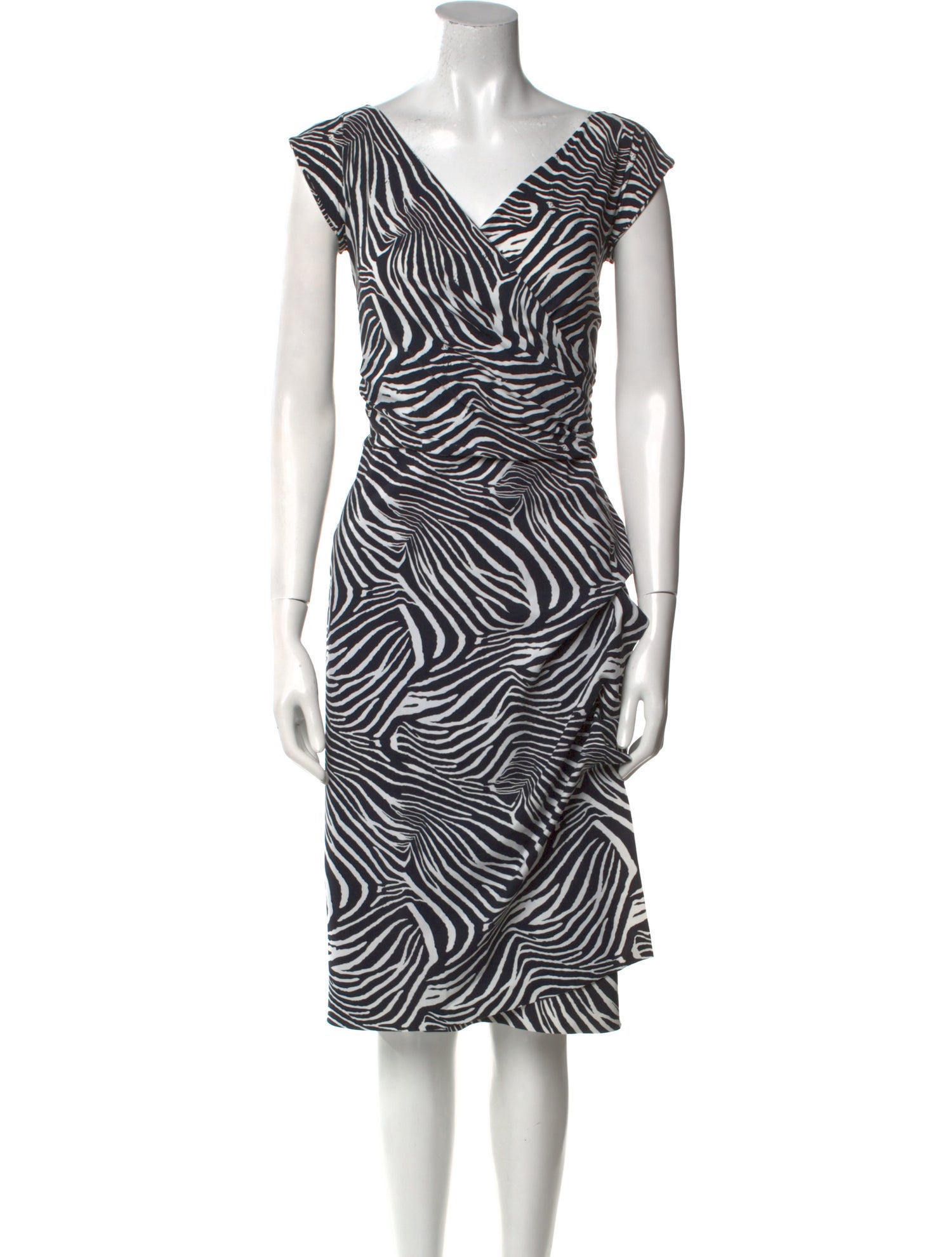 La Petite Robe di Chiara Boni Printed Knee-Length Dress