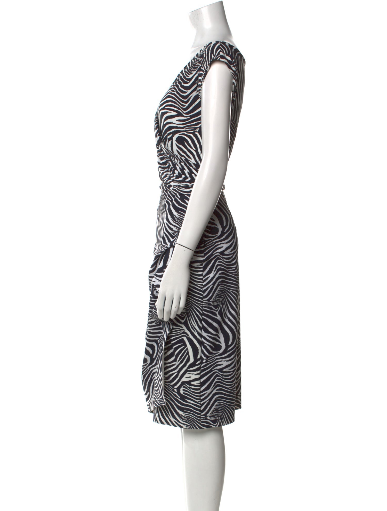 La Petite Robe di Chiara Boni Printed Knee-Length Dress