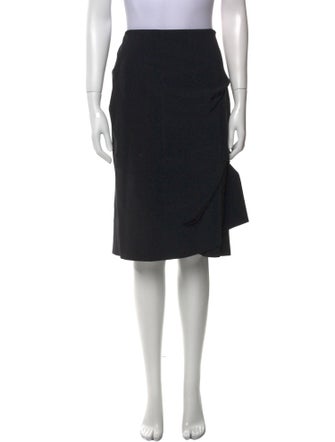 La Petite Robe di Chiara Boni Pleated Accents Knee-Length Skirt