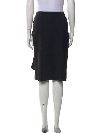 La Petite Robe di Chiara Boni Pleated Accents Knee-Length Skirt