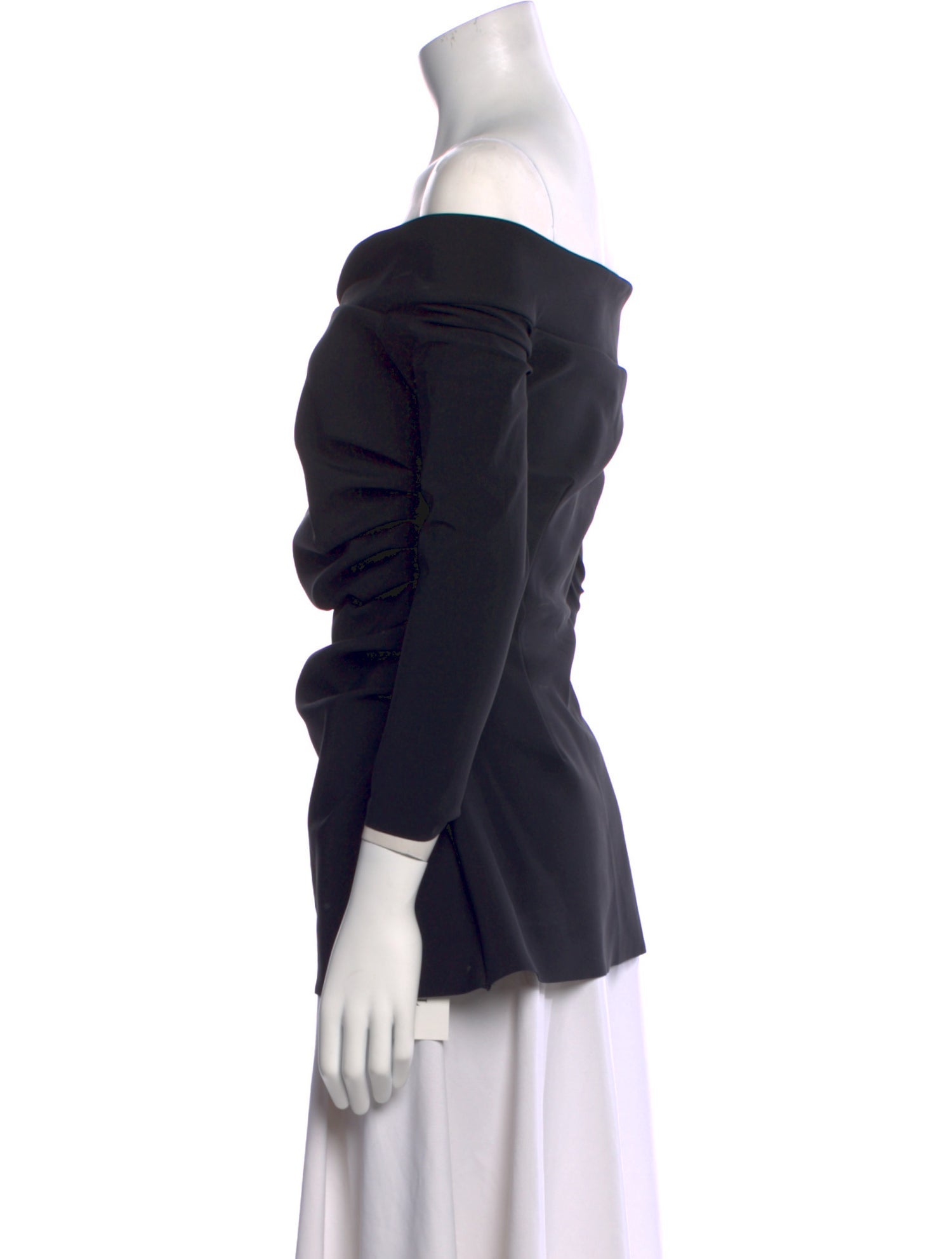 La Petite Robe di Chiara Boni Off-The-Shoulder Three-Quarter Sleeve Top