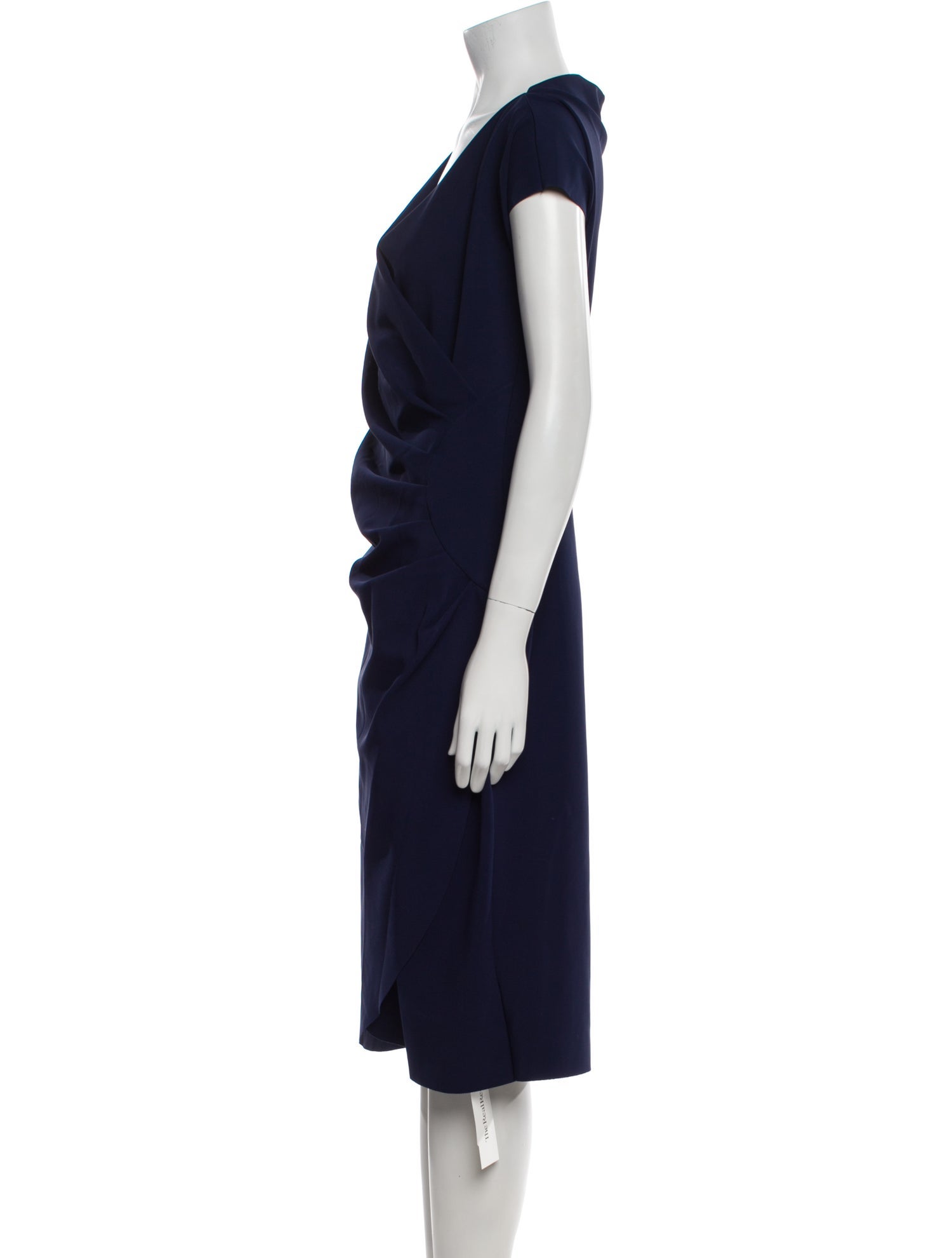 La Petite Robe di Chiara Boni V-Neck Midi Length Dress