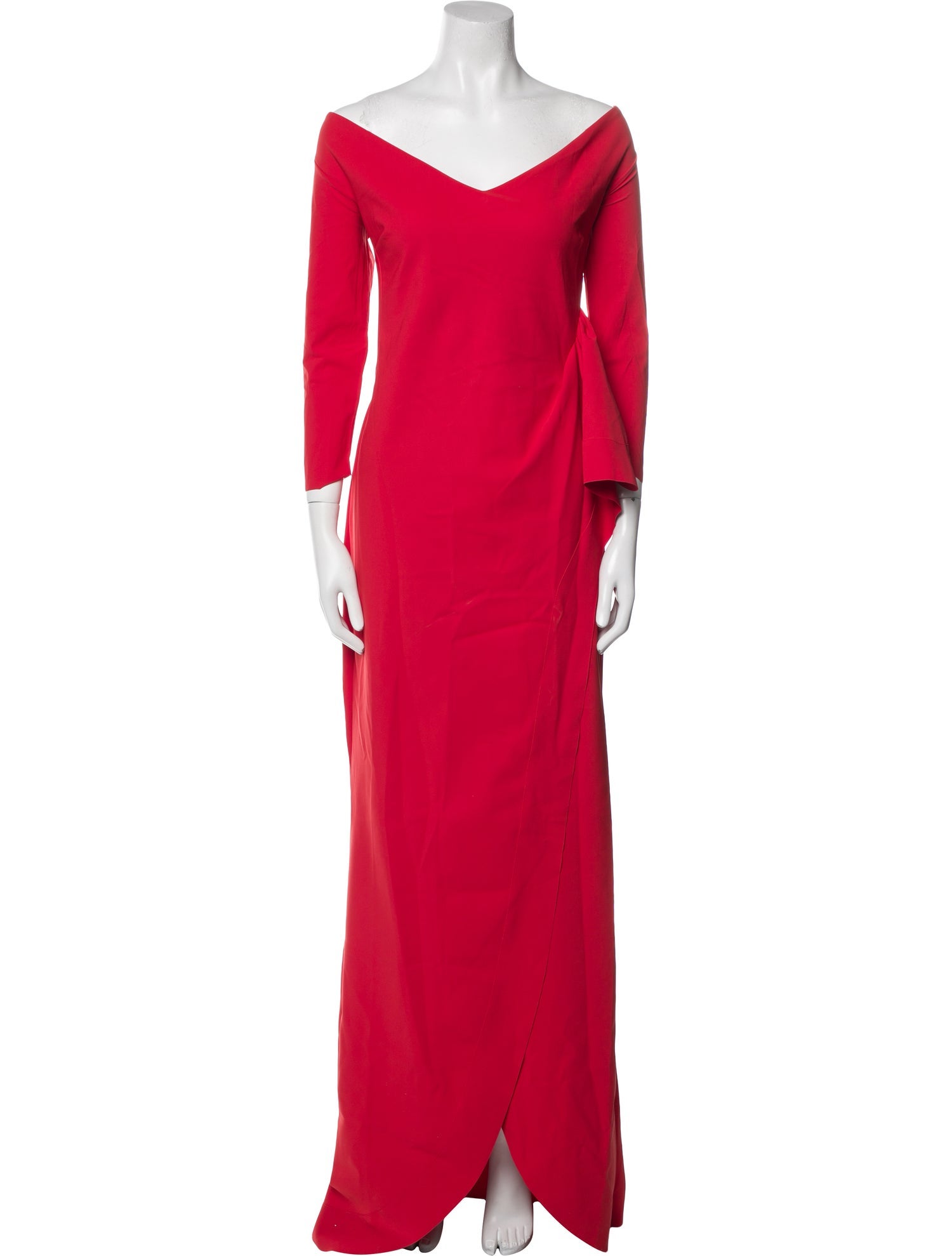 La Petite Robe di Chiara Boni V-Neck Long Dress w/ Tags