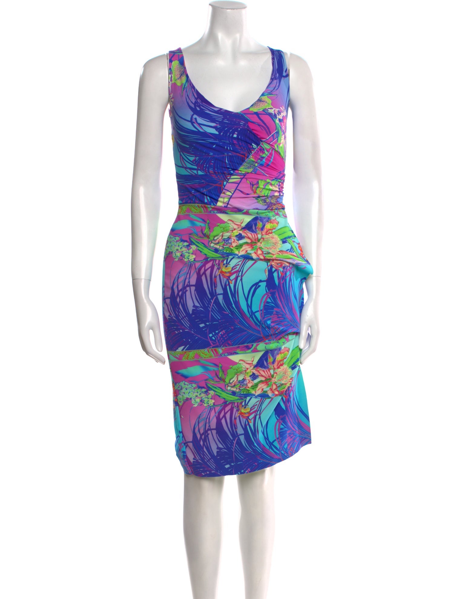 La Petite Robe di Chiara Boni Printed Knee-Length Dress