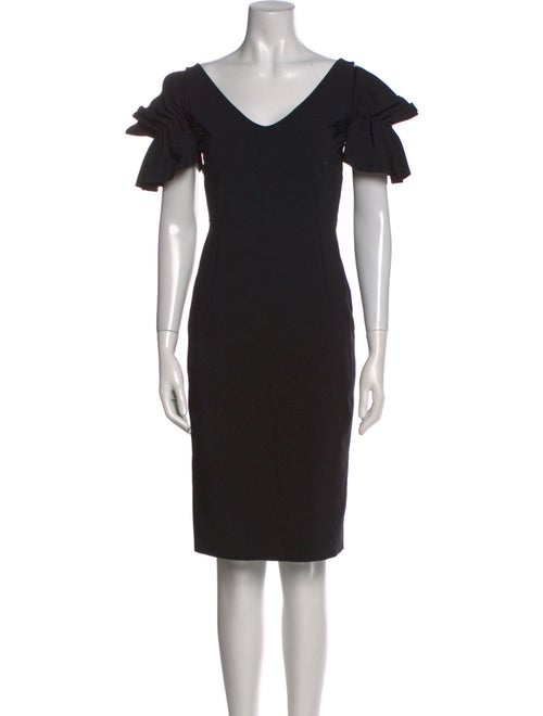 La Petite Robe di Chiara Boni V-Neck Knee-Length Dress