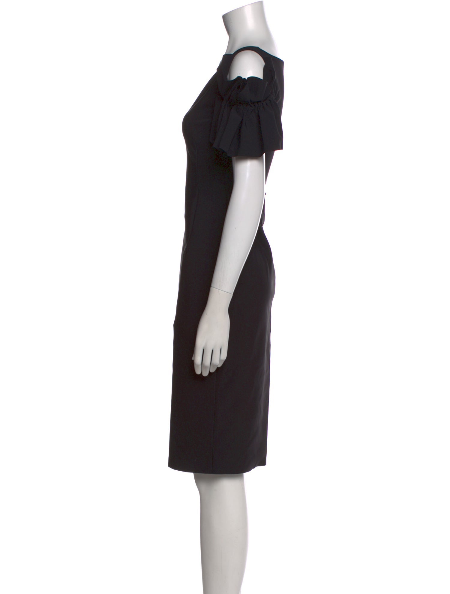 La Petite Robe di Chiara Boni V-Neck Knee-Length Dress