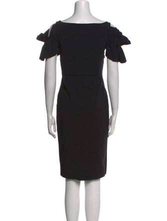 La Petite Robe di Chiara Boni V-Neck Knee-Length Dress