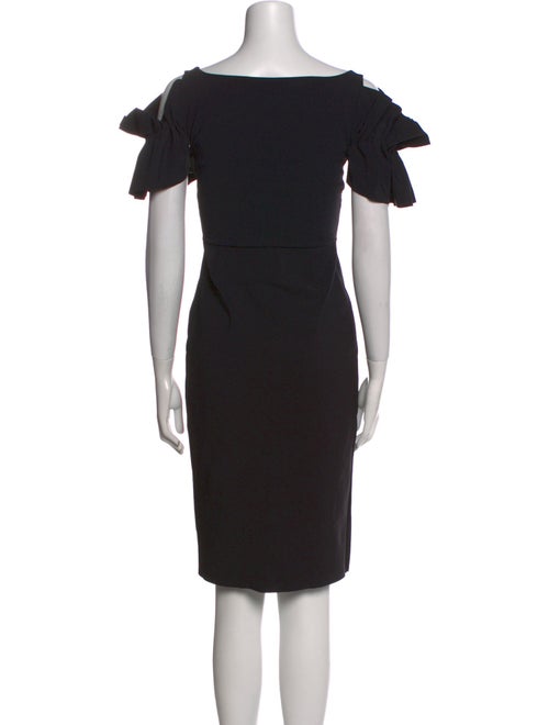 La Petite Robe di Chiara Boni V-Neck Knee-Length Dress