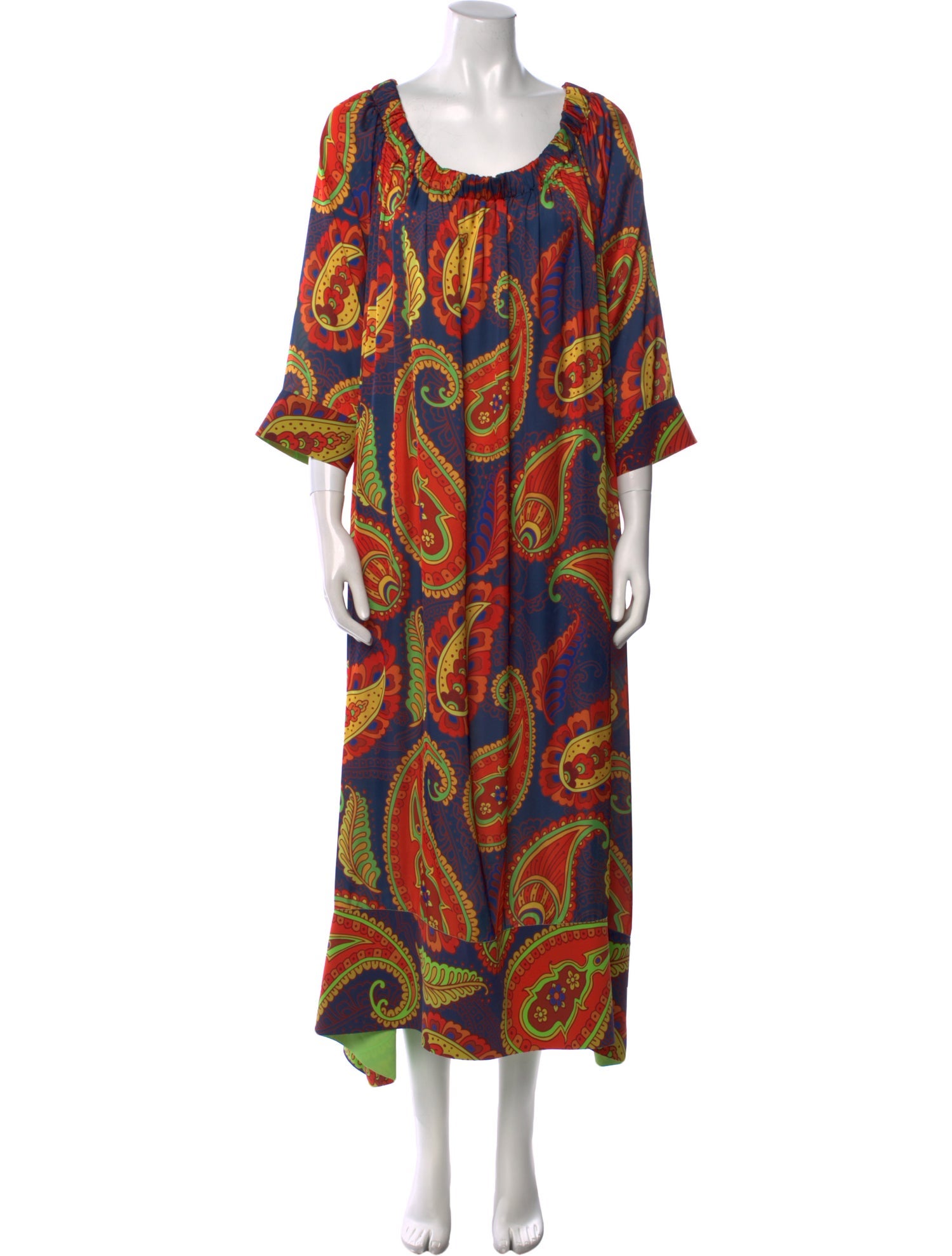 La Petite Robe di Chiara Boni Paisley Print Long Dress