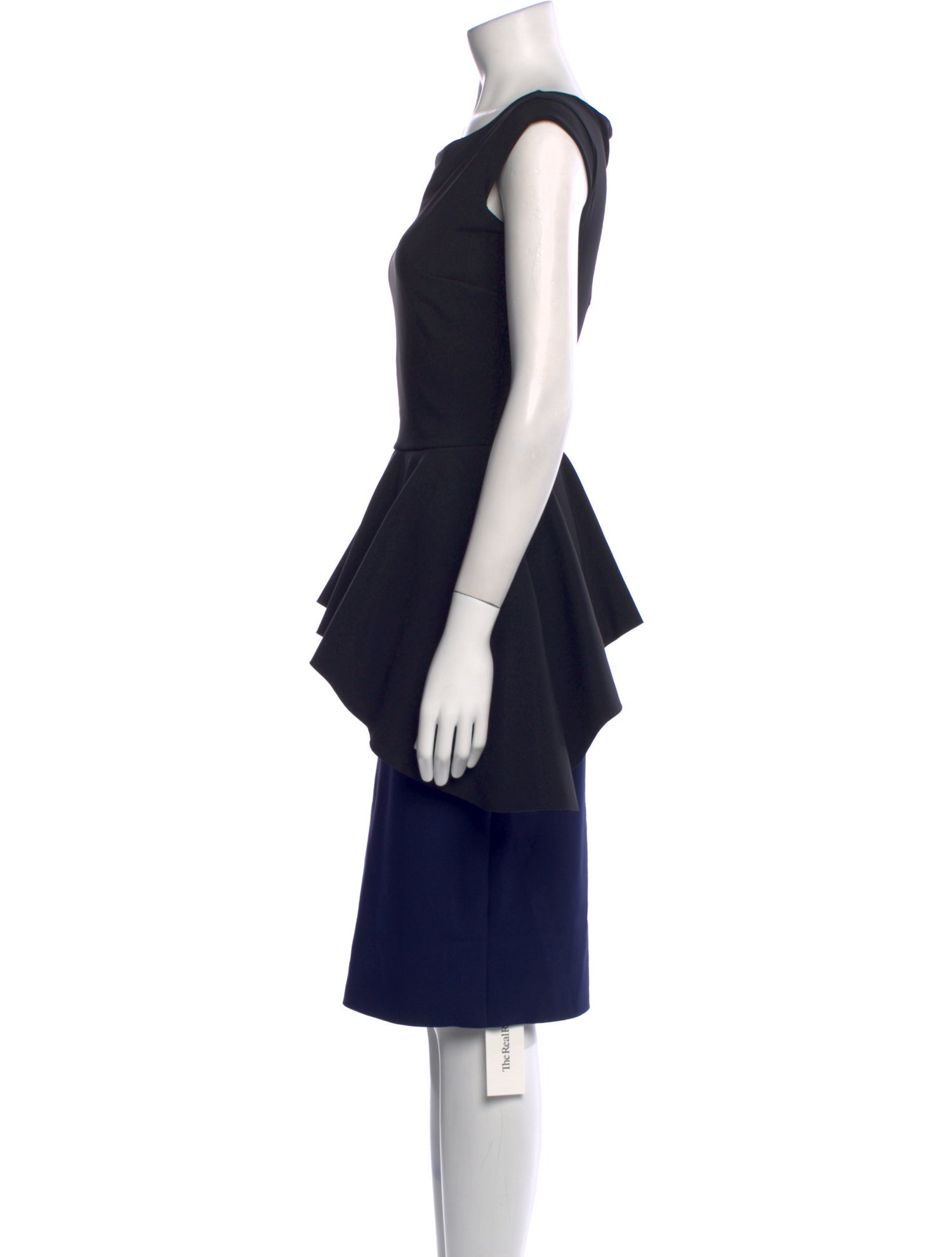 La Petite Robe di Chiara Boni Scoop Neck Knee-Length Dress