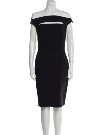 La Petite Robe di Chiara Boni Off-The-Shoulder Knee-Length Dress