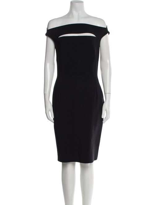 La Petite Robe di Chiara Boni Off-The-Shoulder Knee-Length Dress