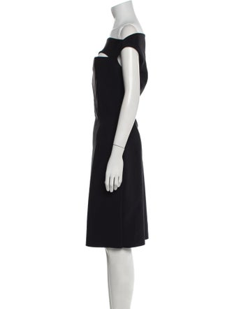 La Petite Robe di Chiara Boni Off-The-Shoulder Knee-Length Dress