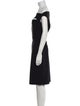 La Petite Robe di Chiara Boni Off-The-Shoulder Knee-Length Dress