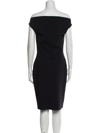 La Petite Robe di Chiara Boni Off-The-Shoulder Knee-Length Dress