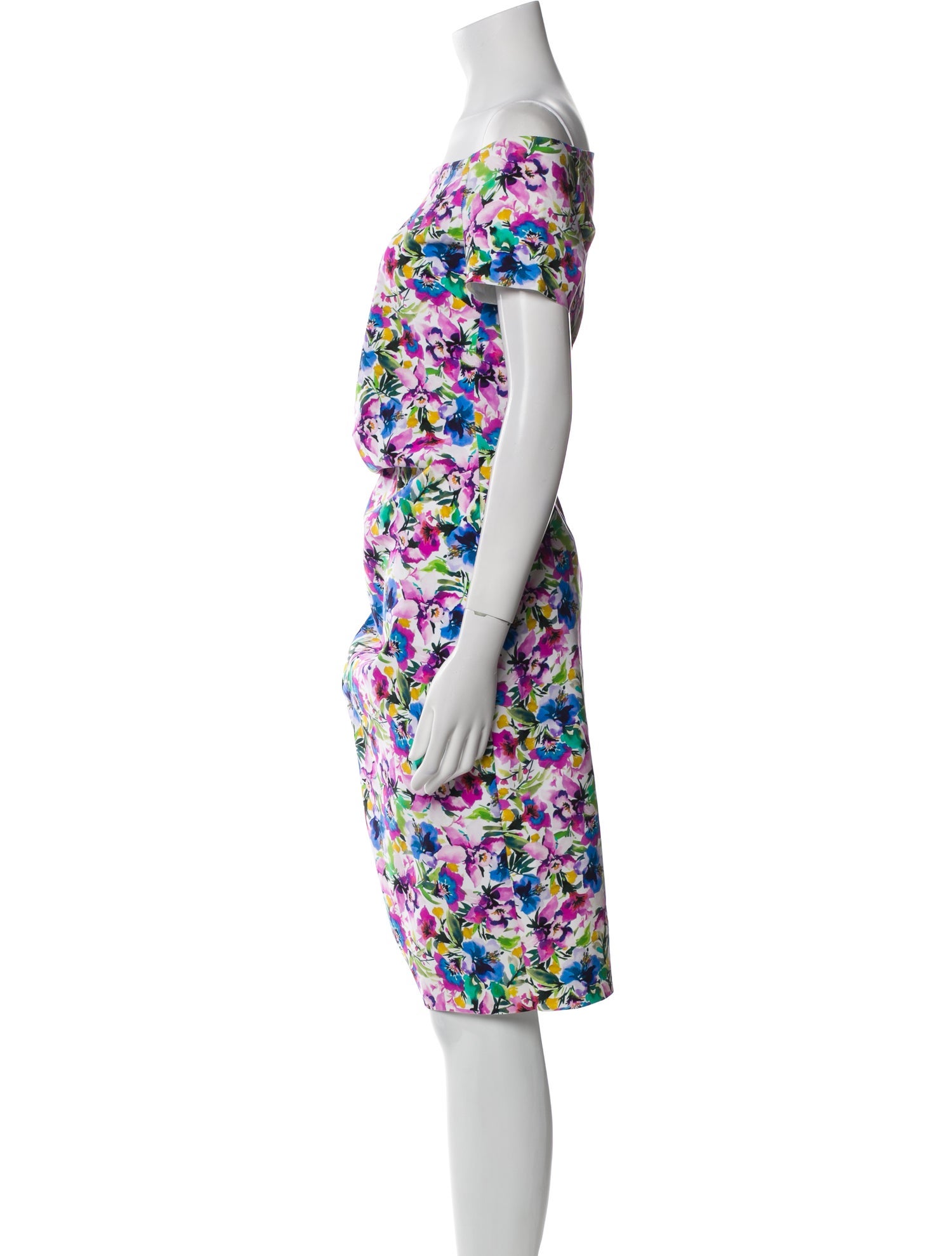 La Petite Robe di Chiara Boni Floral Print Knee-Length Dress w/ Tags