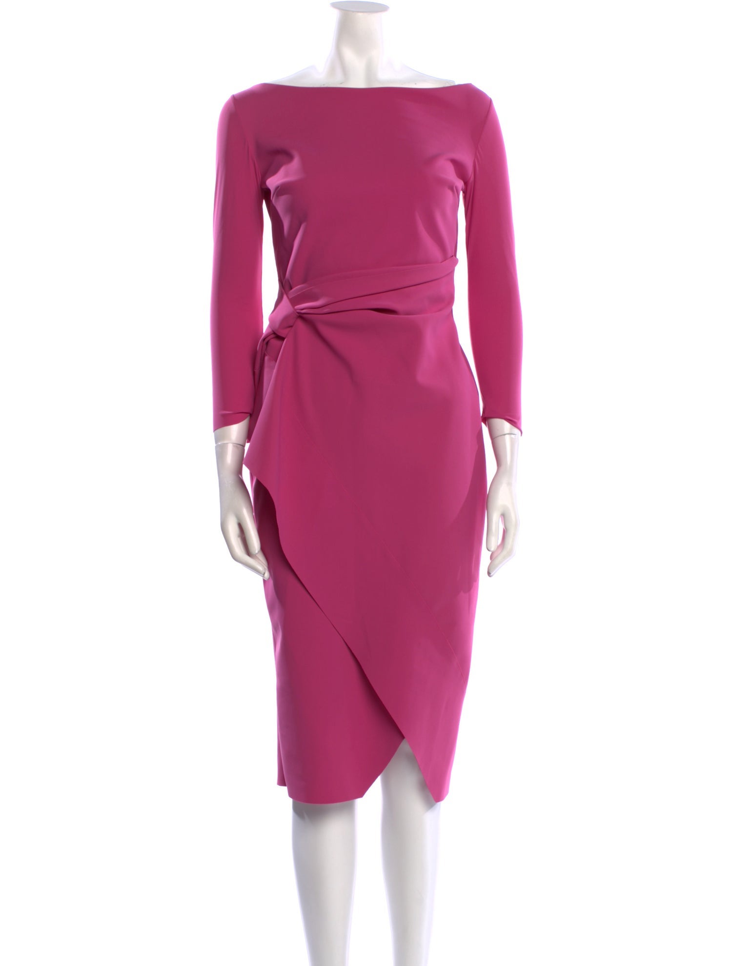 La Petite Robe di Chiara Boni Bateau Neckline Midi Length Dress