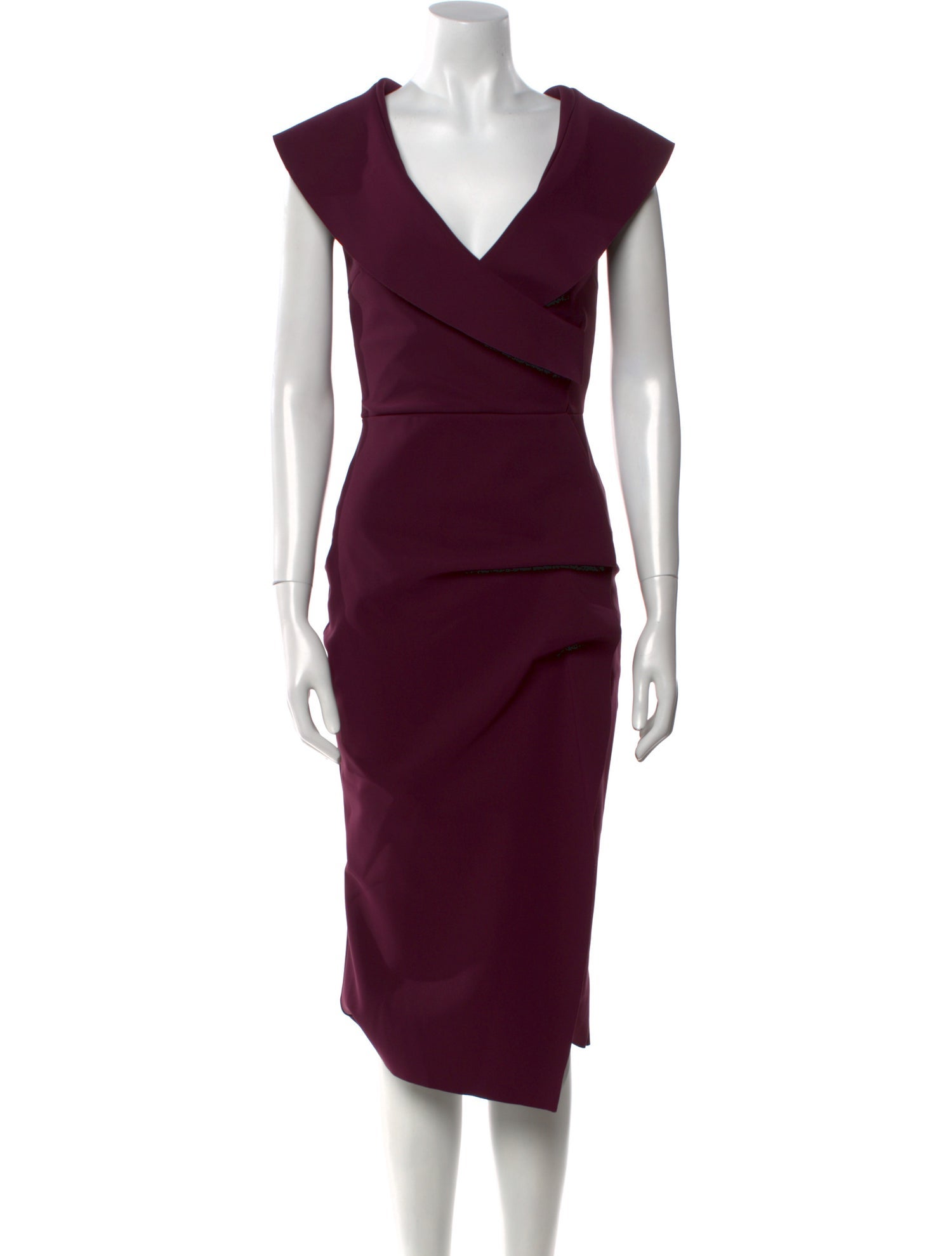 La Petite Robe di Chiara Boni V-Neck Midi Length Dress