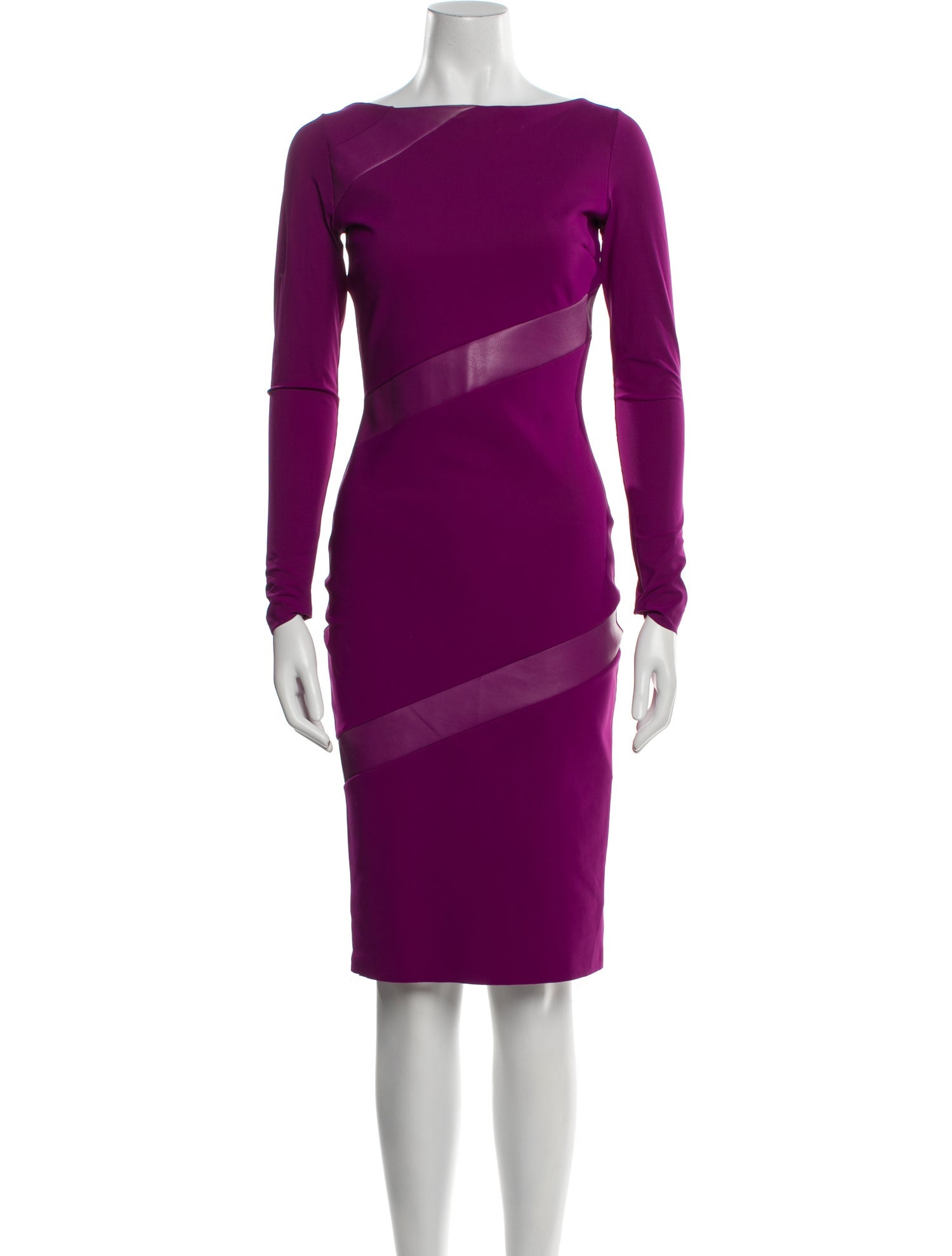 La Petite Robe di Chiara Boni Bateau Neckline Knee-Length Dress