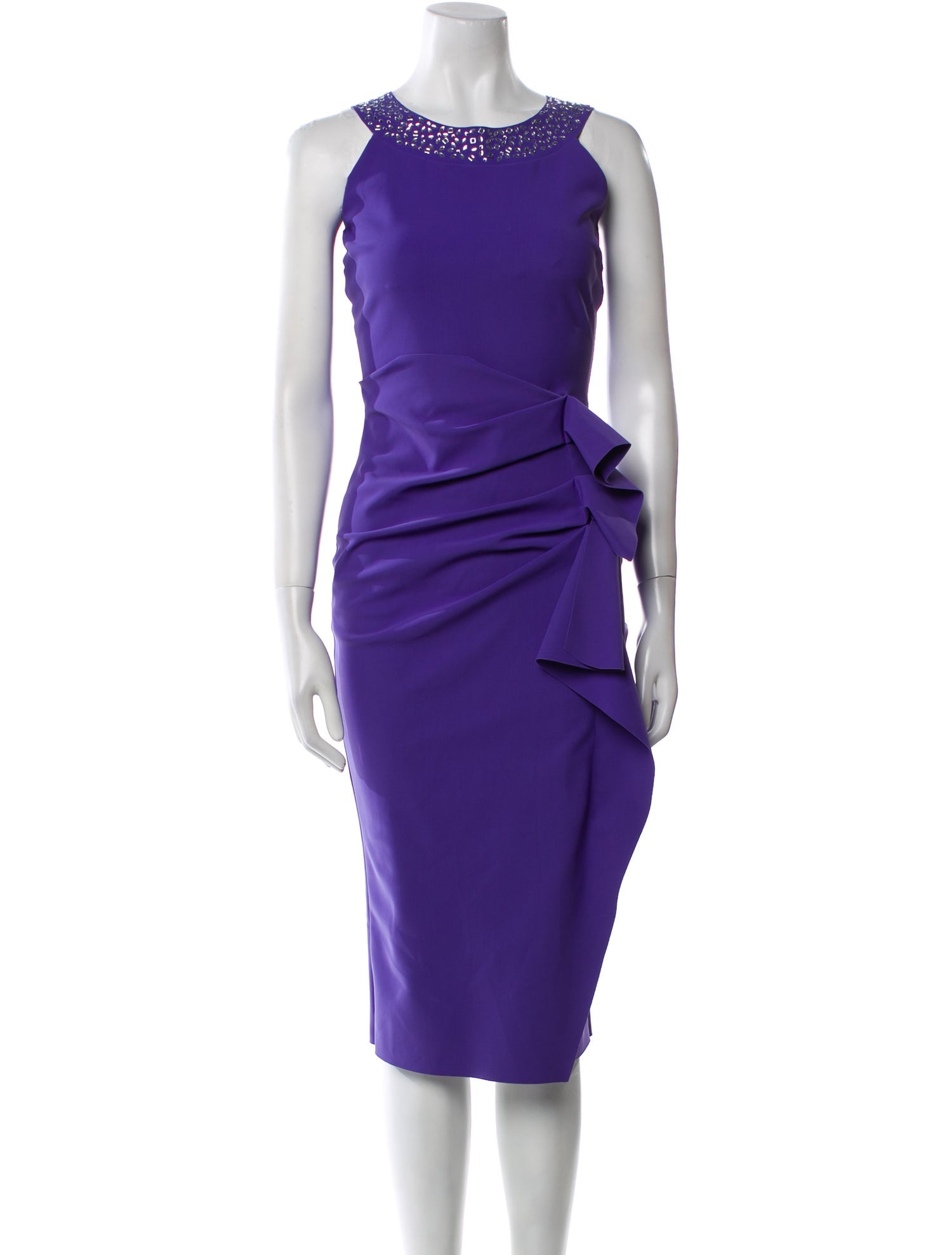 La Petite Robe di Chiara Boni Bateau Neckline Midi Length Dress