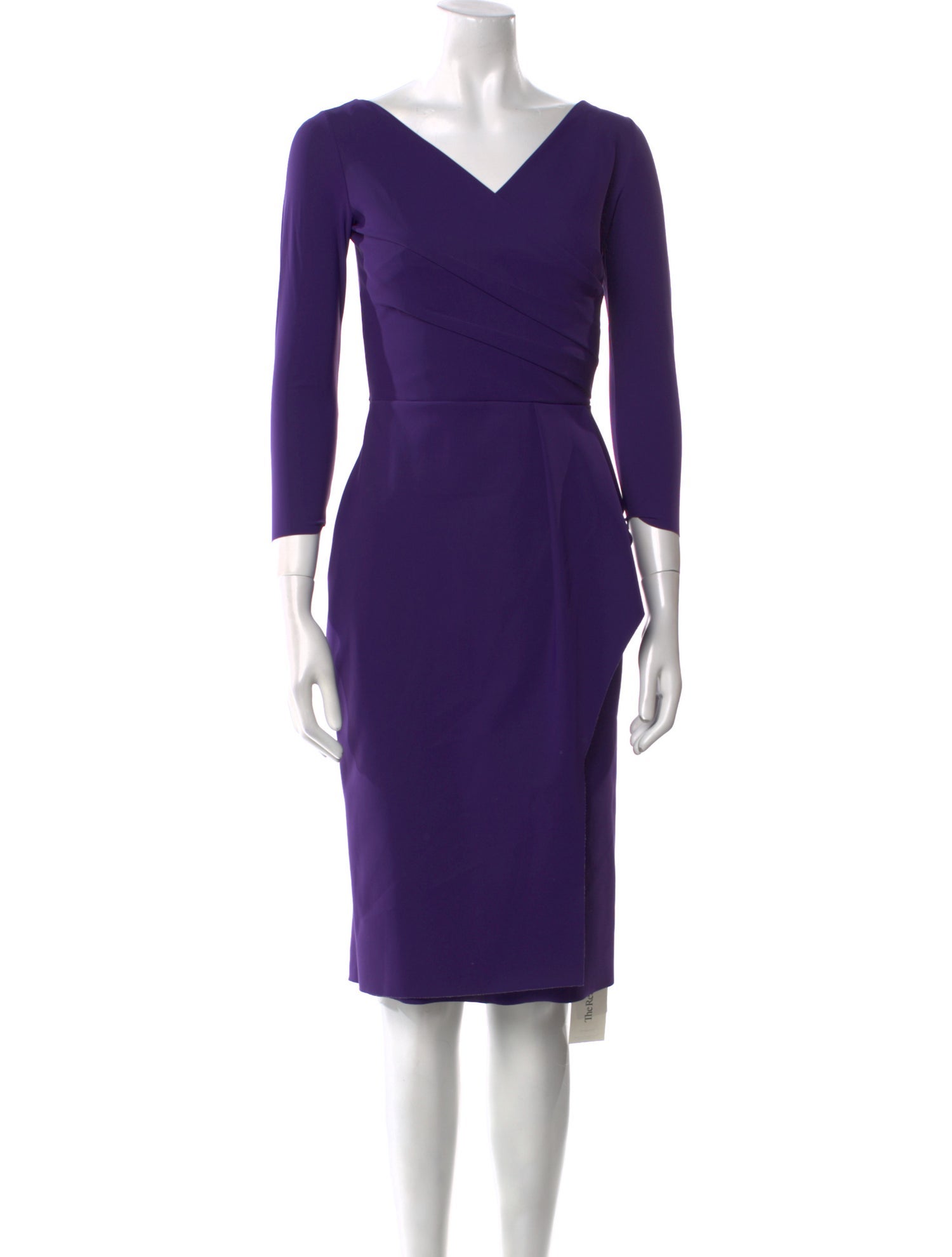 La Petite Robe di Chiara Boni V-Neck Knee-Length Dress